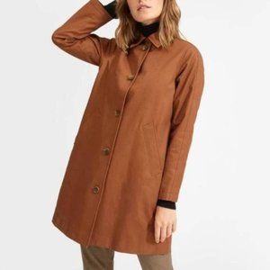 Everlane The Mac Coat in Cocoa Brown